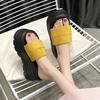Fashion Shoes Woman 2025 Slippers Heels Pantofle Luxury Slides Platform High New Designer Summer Fashion Shoes Woman 2025 Slippers Heels