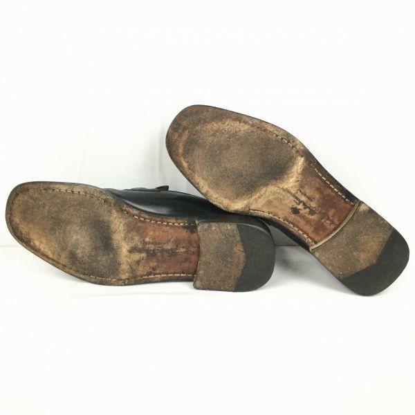 Salvatore Ferragamo Hergestellt in Italien Vollleder Bit Loafer Slipper Schuhe Schwarz Größe 9.5EE Herren(GEBRAUCHT)