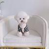 Huisdier Vest Bloemenpatroon Warmhouden Zachte Textuur Mode Huisdier Honden Jas