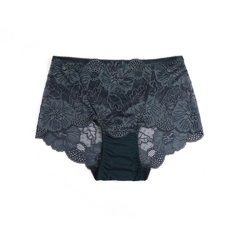 10 farben Frauen Sexy Spitze Höschen Blumen Stickerei Unterwäsche Mittlere Taille Butt Lift Nahtlose Slip Plus Größe Elastizität Panty