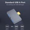 2-in-1 Hub Adapter Usb3.0 5gbps Type C To Dual Usb3.0 Hub Connector Device With High-speed Data