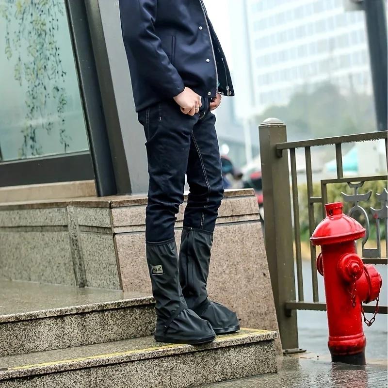 Recycling Rain Boot Cover Anti-slip Boot Cover Unisex Bicycle Shoes Rain and Snow Day Protective Cover