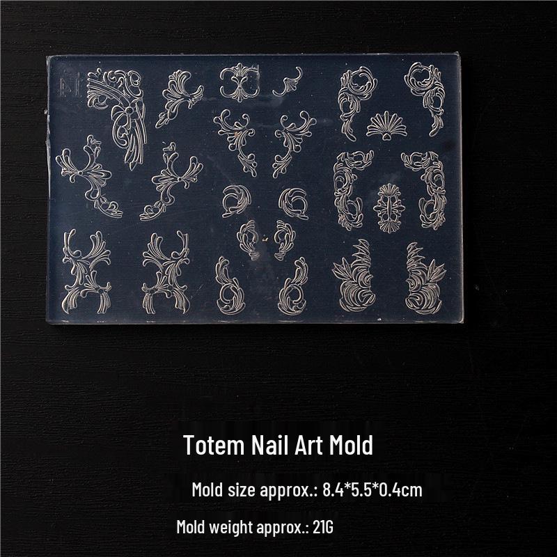 DIY Double Happiness & Butterfly Silicone Nail Art Mold