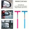 Car Rearview Mirror Retractable Wiper Cleaning Brush