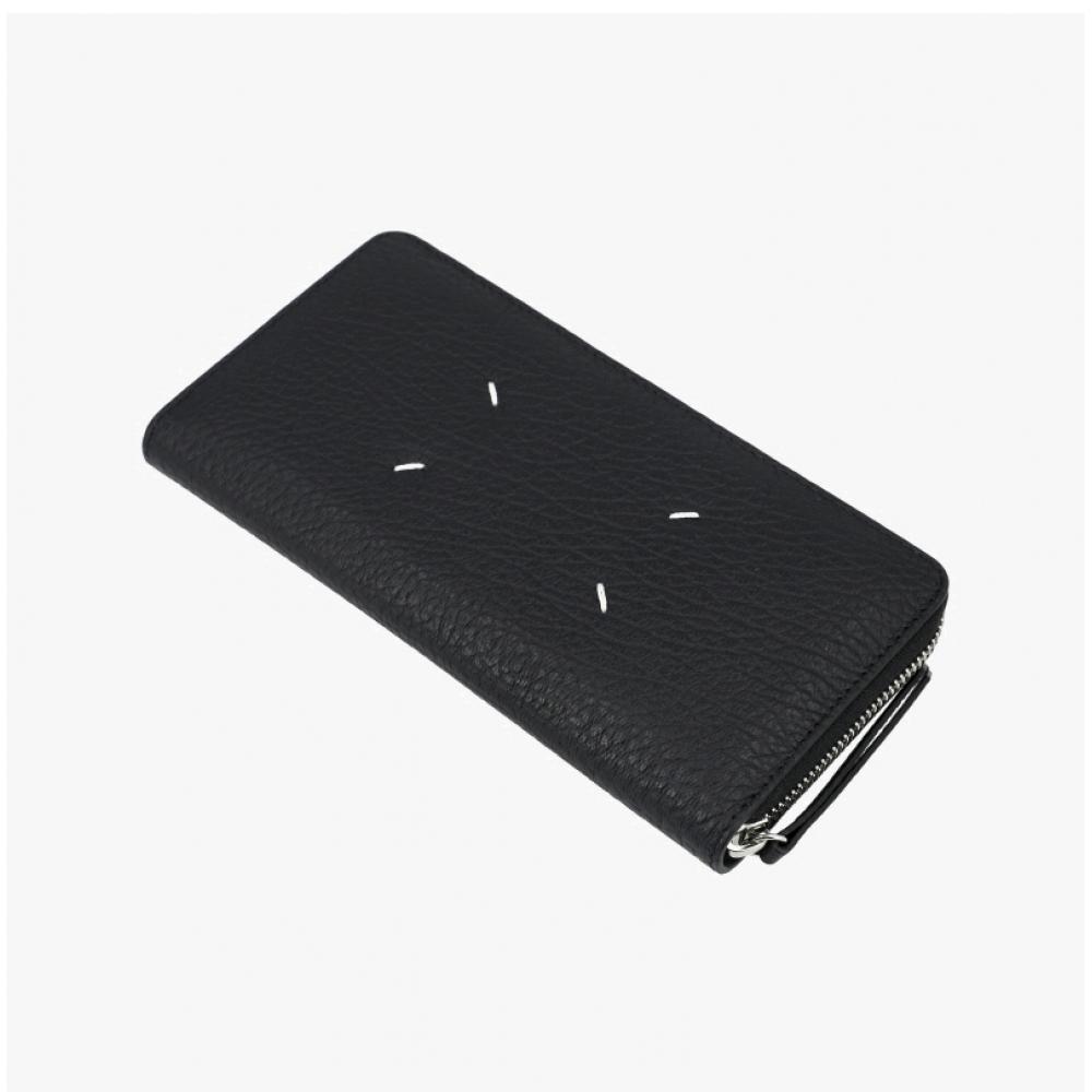Maison Margiela Reißverschluss Stitch Grain Lange Geldbörse S56ui0110 P4455 T8013