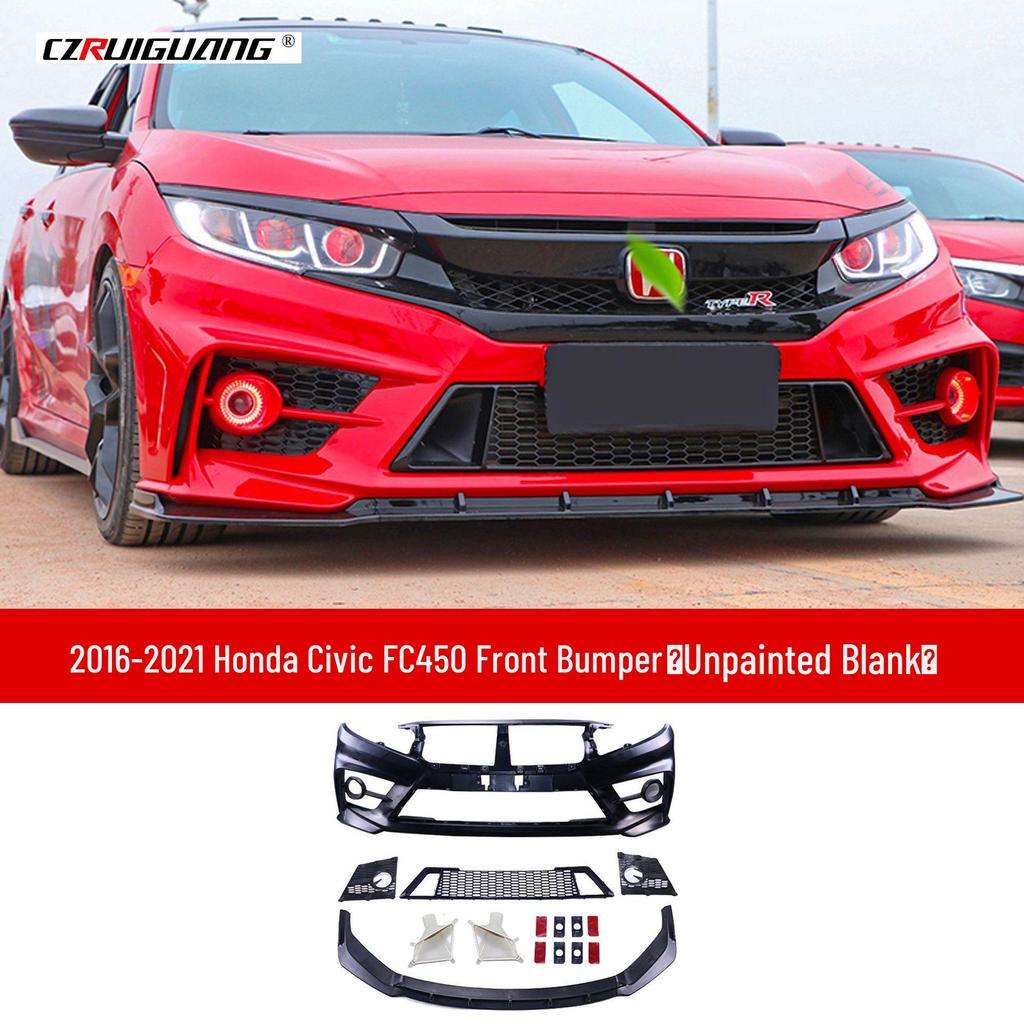 10th Gen Civic FC450 (2016-2021) Body Kit: Wide Body Kit, Side Skirts, Rear Spoiler, Rear Diffuser, Front Splitter, Front Lip Spoiler