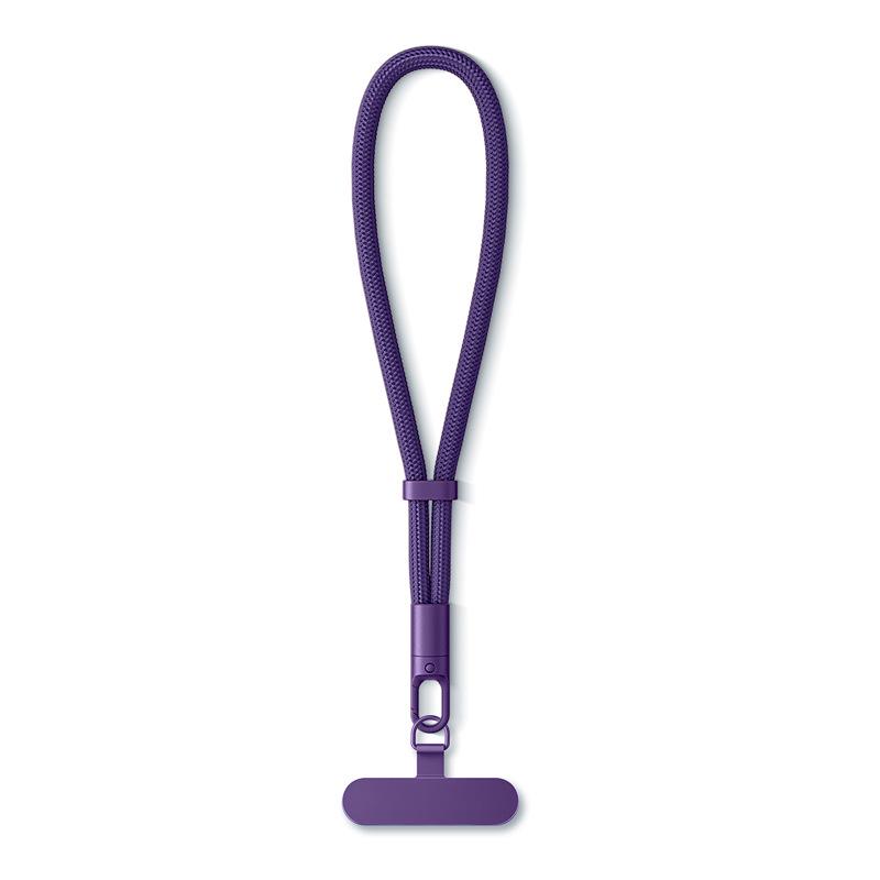 Adjustable Length Anti-Theft Mobile Lanyard with Stainless Steel Clip