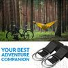2Pcs /set Heavy Duty Tree Swing Sling Set - Camping Hammock with Two Safety Locking Buckles - Fits All Swing Types Outdoor Swings Hammock Accessories