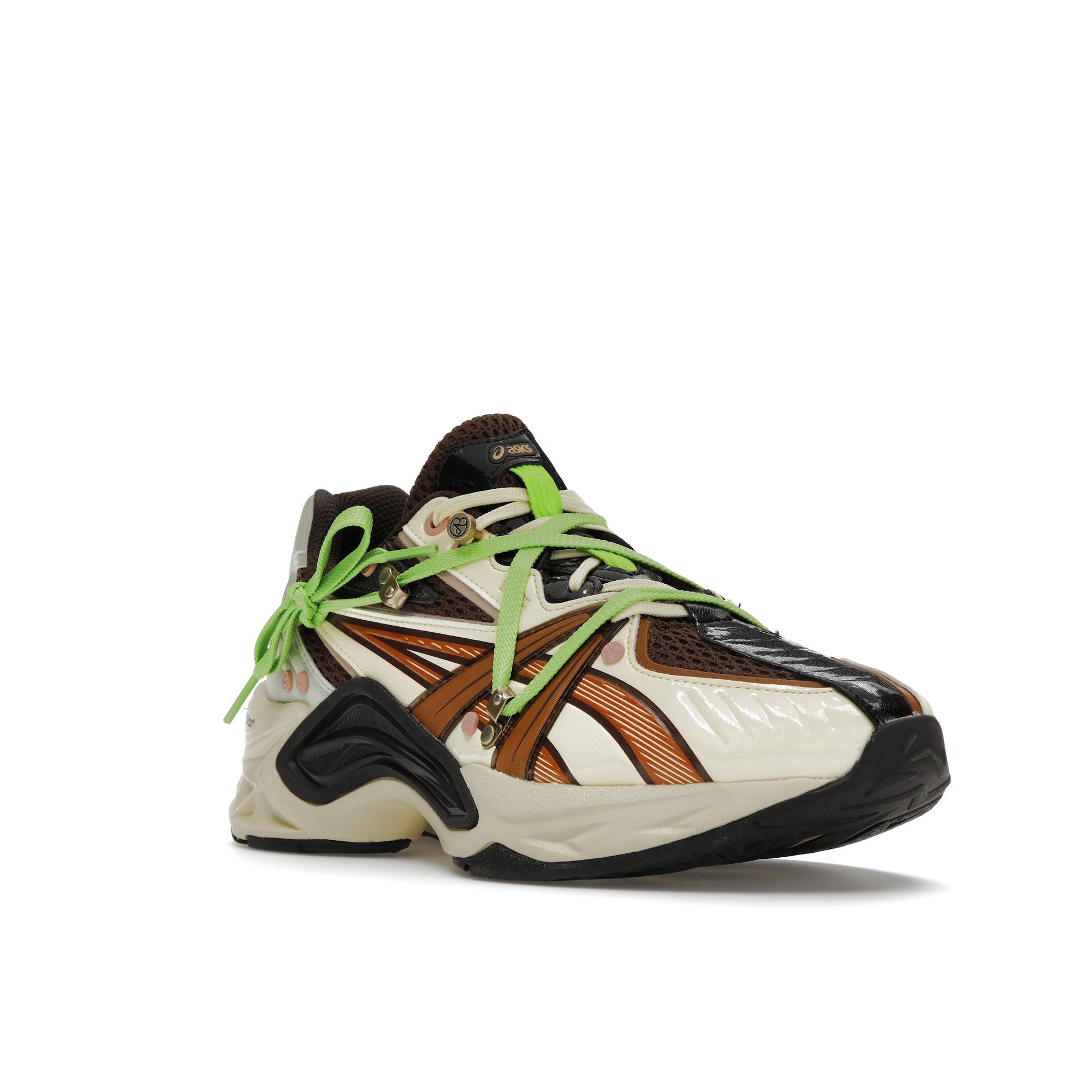 Кроссовки унисекс Andersson Bell x ASICS Protoblast Butter Песочный Шоколадно-коричневый — фото 2