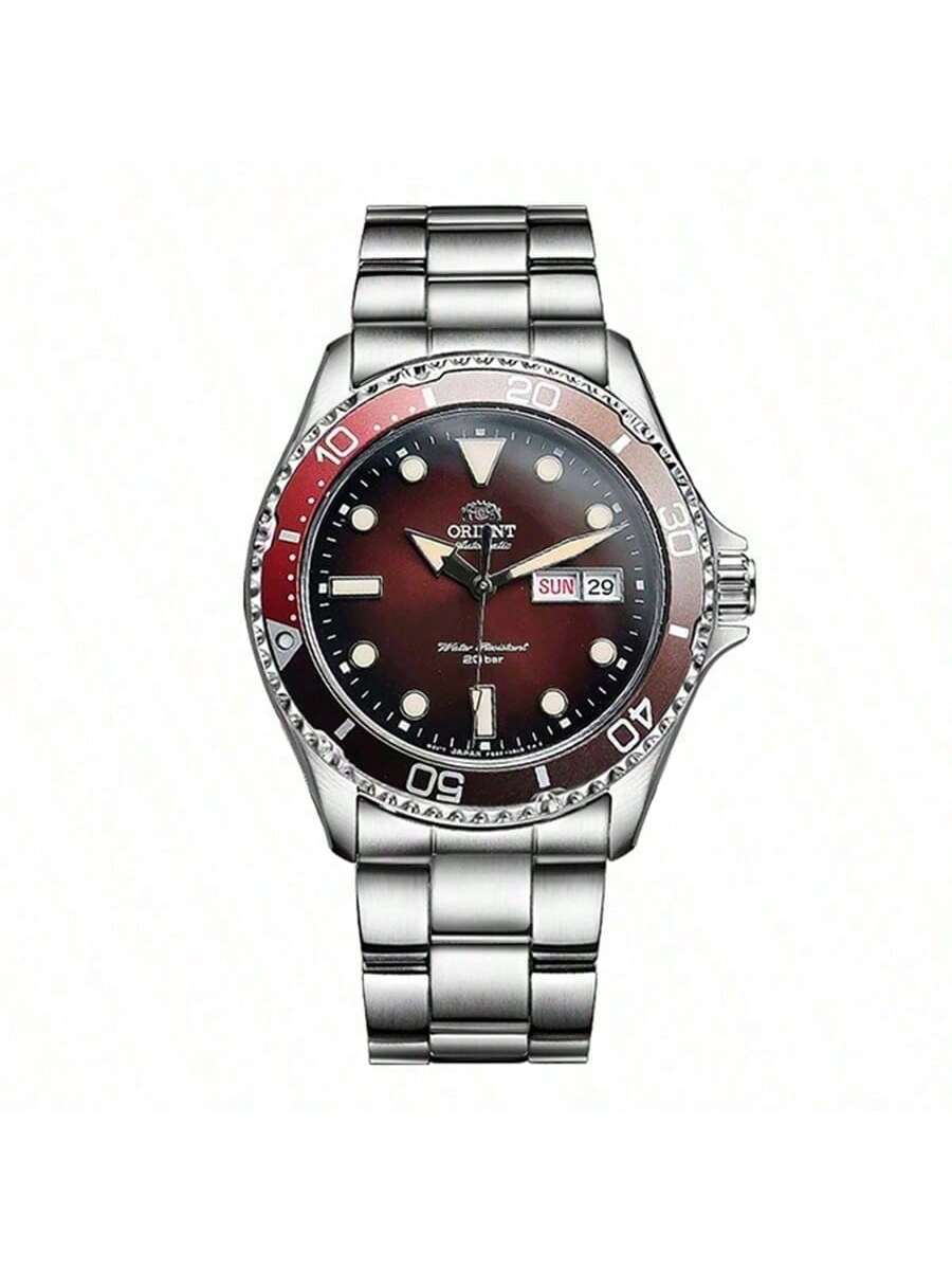 

Механічний годинник Orient Зелений Submariner Повністю Автоматичний Годинник Модний Спортивний Годинник для Дайвінгу Круглий Поступовий Червоний RA-AA0814R19B
