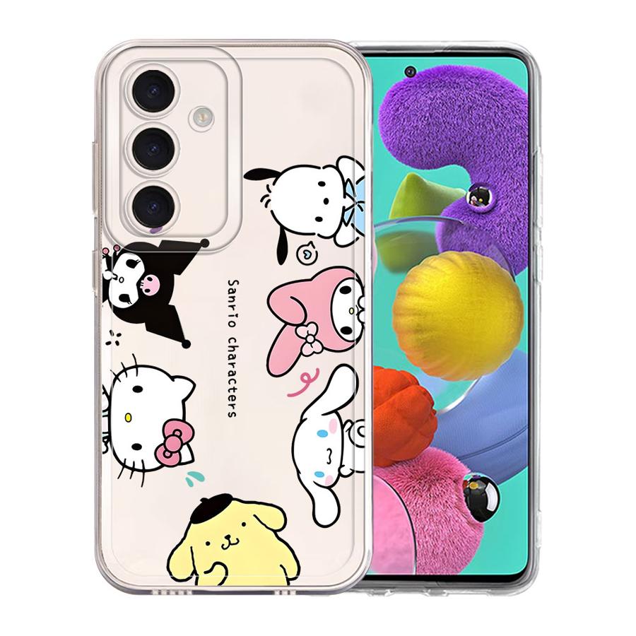 Sanrio Hello Kitty Cute Phone Cover Case for Samsung Galaxy A57 A26 A24 A52 A17 A55 A34 A35 A14 A16 A54 A15 A52 A56 A36 A37 A25