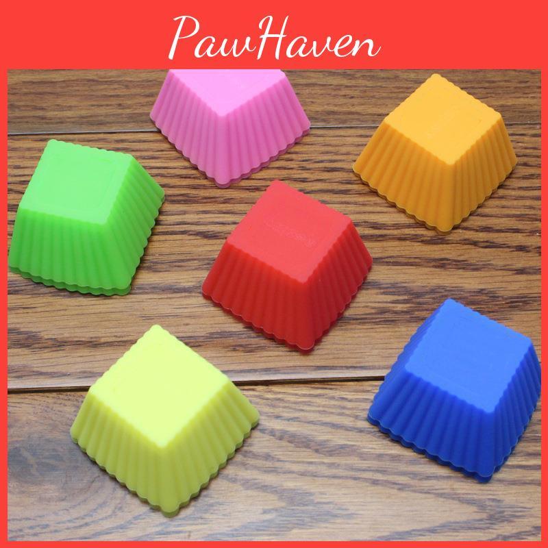 Hochwertige Silikon-Quadrat-Cupcake-Formen für perfekte Backergebnisse jedes Mal