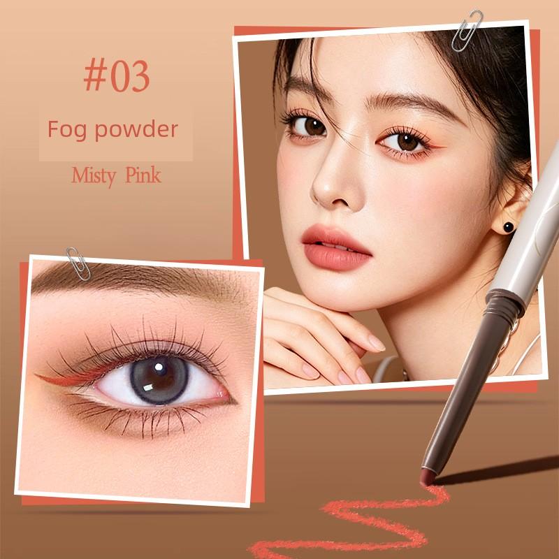 Double-Ended Gel Eyeliner Pen with Blade Brush, Smudge-Proof, Waterproof, Long-Lasting, for Beginners, Ultra-Fine Eyeliner Pen