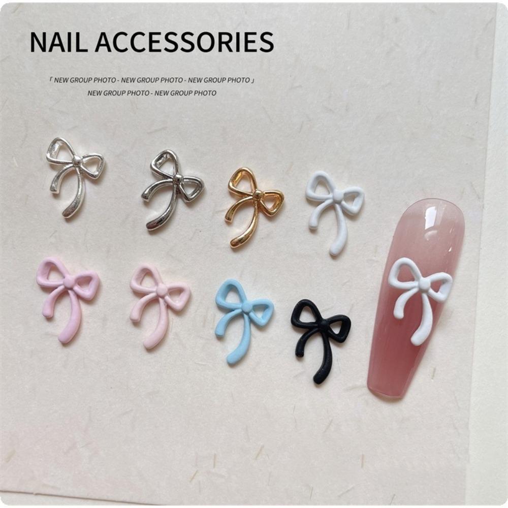 20pcs/Lot Cute Bowknot Nail Rhinestones DIY Manicure Tools  for Valentine's Day Christmas Day