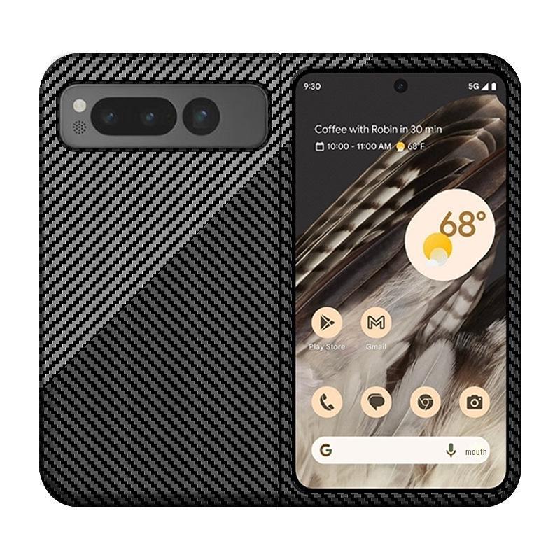Google Pixel Fold Carbon Fiber Pattern Wireless Charging Case