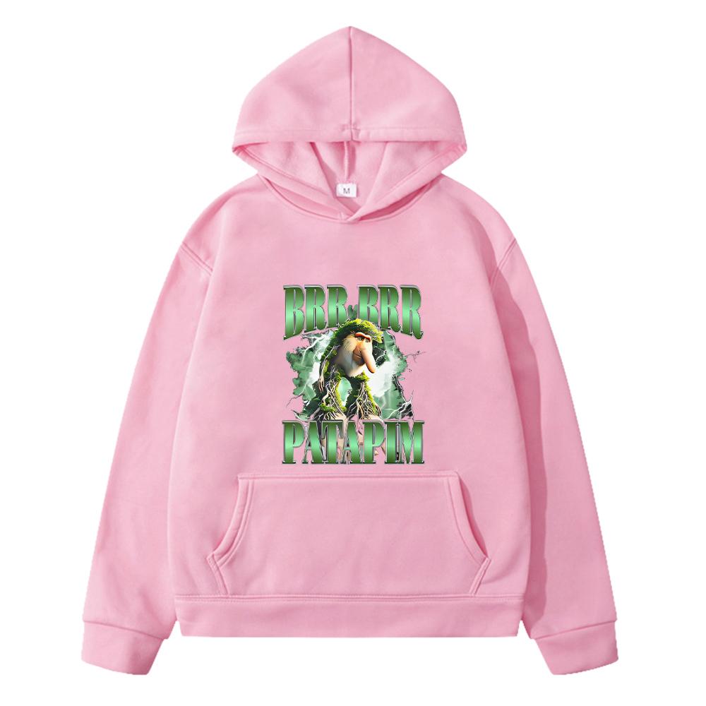 

Итальянский принт Brainrot Кавайные худи Флисовый свитшот Осенний пуловер Аниме худи Куртка для мальчиков y2k sudadera Детская одежда для девочек 130 розовый