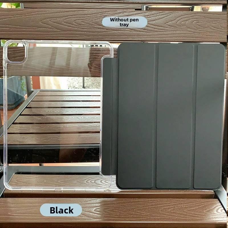 For Ipad Air 2 Tablet Computer Protective Case Solid Color Triple Design Fold