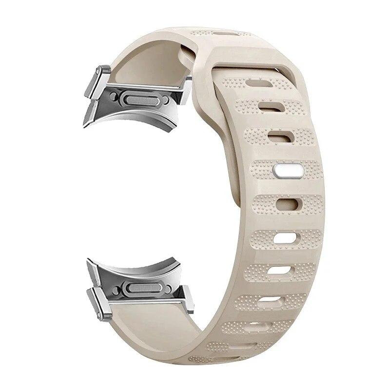 Silicone Strap for Samsung Galaxy Watch 6 5 4 40mm 44mm 5Pro 45mm No Gaps Band For Galaxy Watch 6 Classic 43 47mm 42 46mm Correa