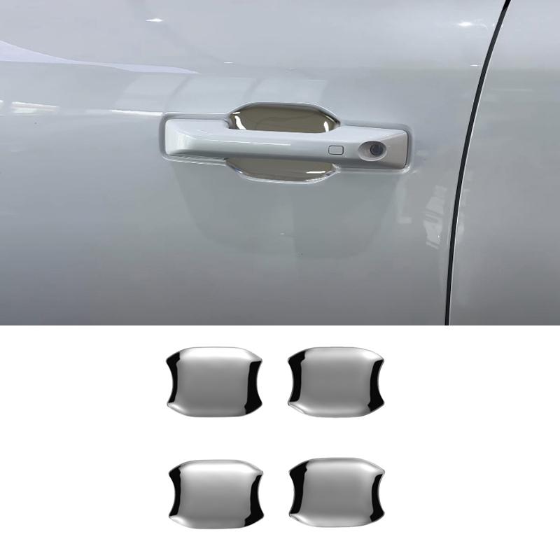 For BYD Shark 6 2024 2025 ABS carbonfiber door handle door bowl catch ert exterior decorate sticker Exterior Accessories ABS chrome