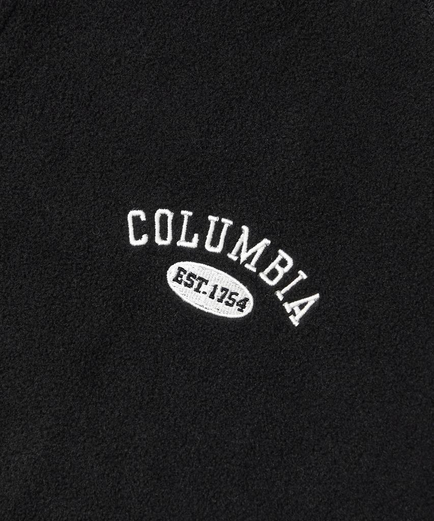 Columbia University Cu Arch Fleece Zip-Up Jacket_Black