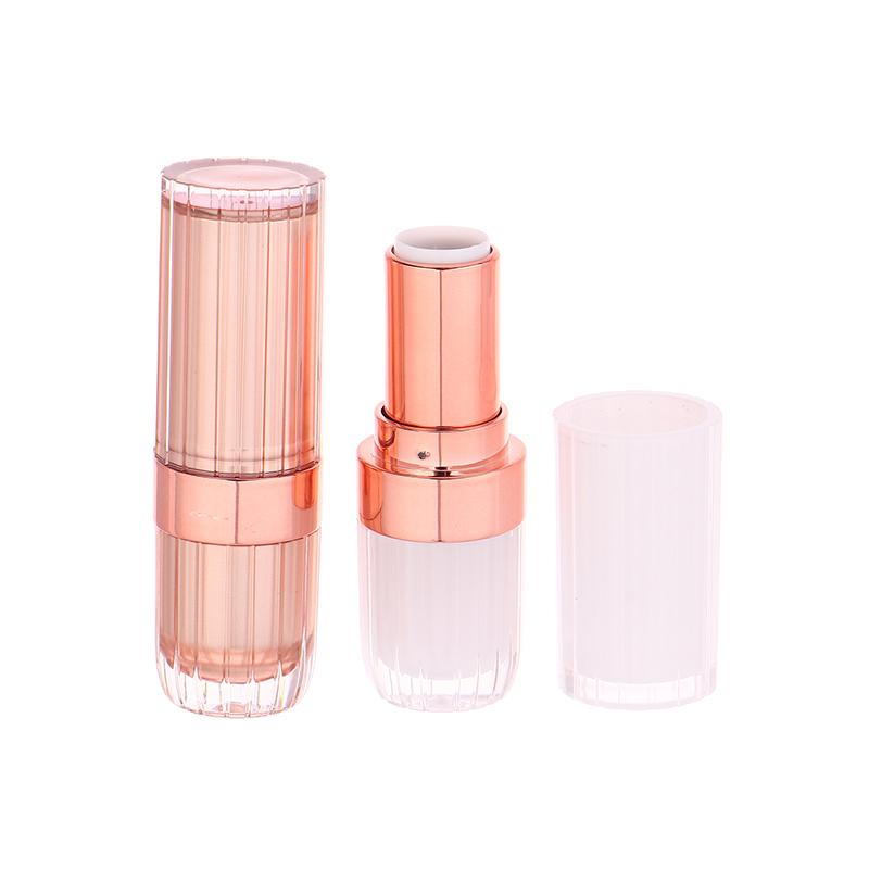 Empty Lip Balm Tubes Lip Gloss Self Made Lipstick Container Travel Makeup Packaging Sample Tubes 3.6g Round Buckle Lipstick Tube