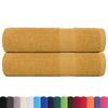Vidaxl Ręczniki Do Rąk 2 Szt. Złoty 50X100 Cm 360 Gsm 100% Bawełna
