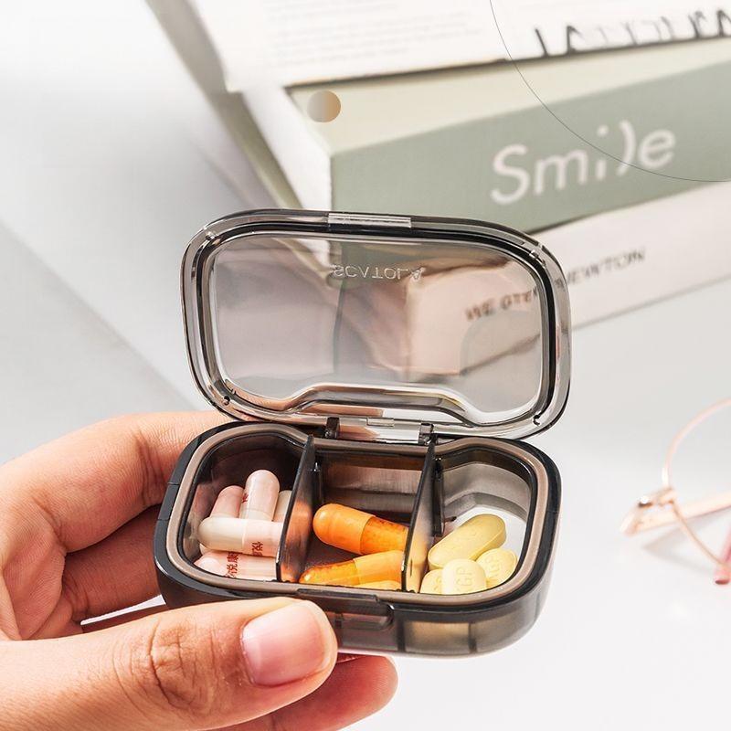 Seyahat Taşınabilir Mini İlaç Hap Kutuları İlaç Kapları Hap Dağıtıcı Hap Saklama Kutusu Tablet Hap Kutusu Kılıf Kap Kap Kutu Düzenleme