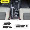 Carbon Fiber Car Gear Shift Panel Decoration Cover Trim Stickers for Jeep Wrangler JK 2007 2008 2009 2010 Interior