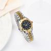 BUREI Japanese Black Diamond Stainless Business Gift for Women Women's Watch, Quartz, Analog, Waterproof, Dial, Steel, Watch, Popular, Stylish,