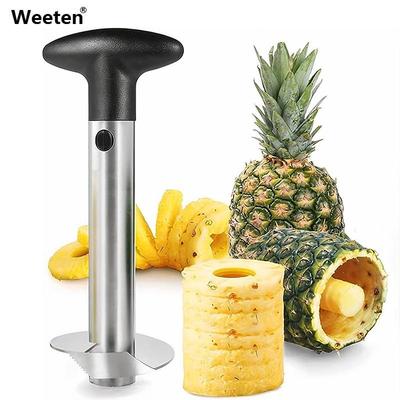 Ananasschneider aus Edelstahl, Schäler, Obstentkerner, Schneider, einfaches Küchenwerkzeug, Ananas-Spiralschneider, Zubehör