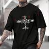 Men T-Shirt Airplane Print Graphic Motorcycle Cotton Men‘s T-Shirt O-neck Short Sleeve Fashion Hip Hop Tops Tee