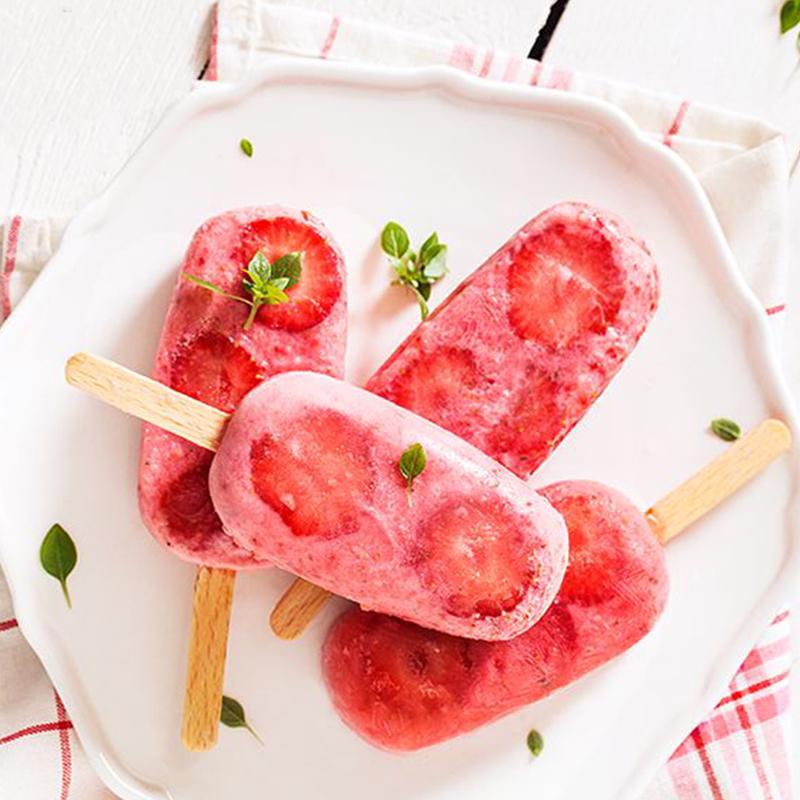 8 Cavity Ice Cream Silicone Mold DIY Molds Ice Cube Moulds Ice Cream Maker Dessert Molds Tray