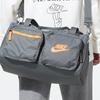 Nike Fabric Sports Bag, Travel Bag, Gym Bag Regular Unisex Gray/Orange BA6169-084
