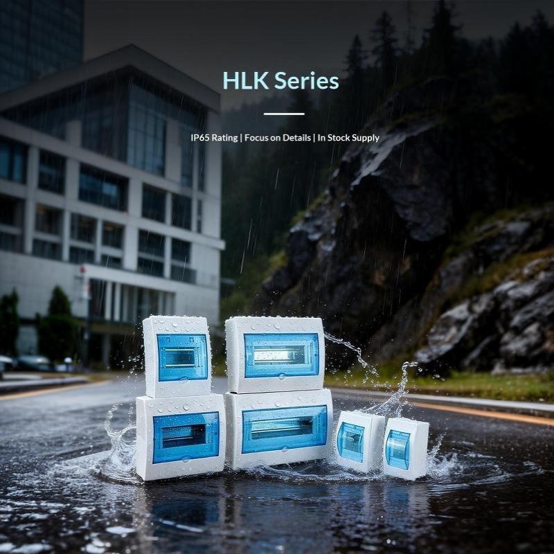Ht Series Ip65 Waterproof Distribution Box Abs Electrical Junction Box Outdoor Circuit Breaker Enclosure 3-12 Ways