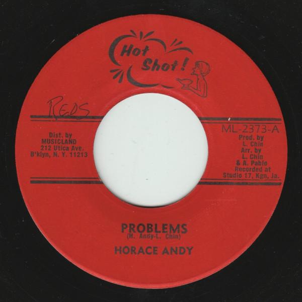 7inch Record HORACE ANDY - Problems ML2373 Hot Shot! US Reggae, Ska & Dub Used