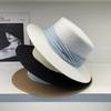 High Sense Internet Celebrity Temperament Top Hat Female Flat Top Straw Hat Female Summer Travel Versatile Sun Hat Sun Hat