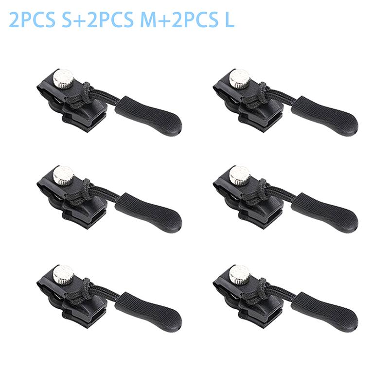 Reißverschluss-Reparatur-Ersatz, universeller Sofort-Reißverschluss-Reparatur-Reißverschlüsse, Gleitzähne, Rettungsreißverschlüsse, Kopf, 3 verschiedene Größen