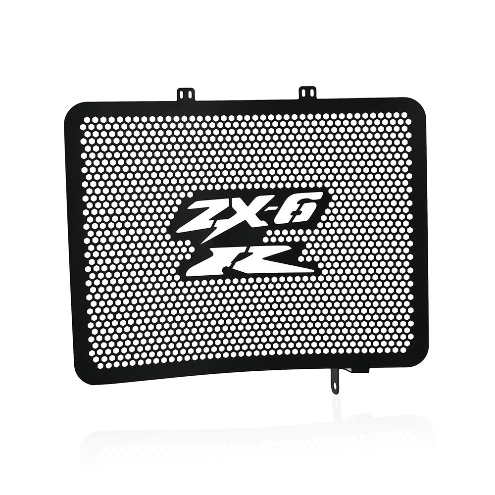 For Kawasaki ZX6R ZX636 ZX-6R NINJA ZX6R ZX-6R ZX636 / KTR 2009-2025 2026 Radiator Grille Grill Guard Protector Cover Protectio A 2003-2004