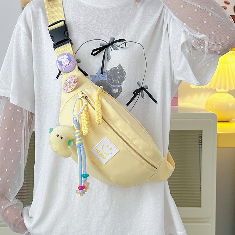 Sports Large Capacity Chest Bag Student Crossbody Bag Women's Waist Bag