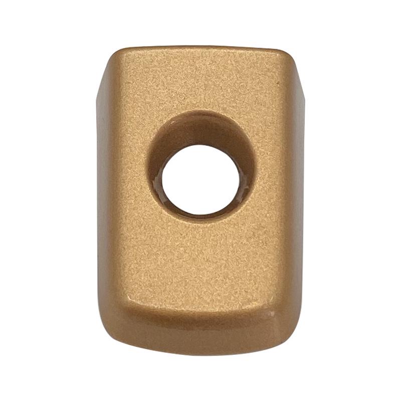 08-15 Qashqai Front Door Handle Cover with Keyhole, Fashion Gold