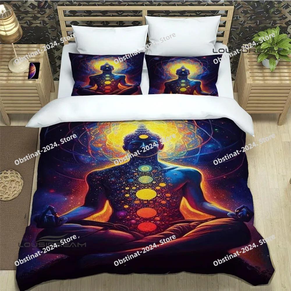 3D Chakra printed Bedding Sets exquisite supplies set duvet cover bed comforter set bedding set luxury birthday gift