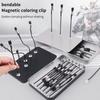 10/12Pcs Third Hand With Strong Magnetic Base Flexible Arms Pcb Holder For Electronics Repair - Alligator Clip Welding Tool