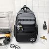 Schoolbag1011 New Japanese College Student Backpack Men's Travel Backpack Junior High School High School Students Large Capacity Multi-layer Schoolbag