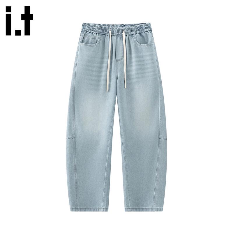 Men s Lyocell Tencel Curved Loose Jeans M