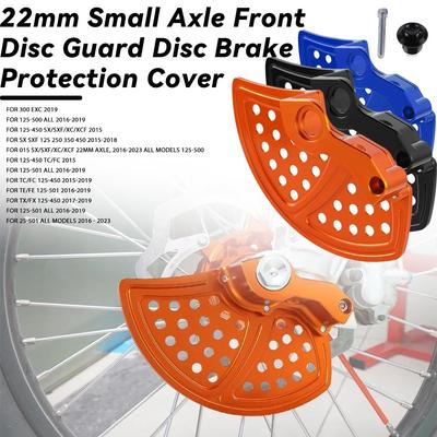 For Husqvarna FE TE 125 150 250 300 350 400 450 501 2016 2017 2018 Axle Front Brake Disc Guard Protector 22mm with