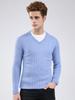 Mens Regular Fit Solid Pullover