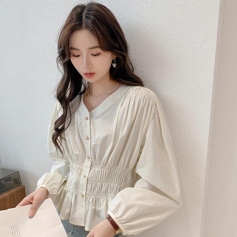 

Mokana Pleated Waist Long Sleeve Shirt L