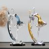 Dancing Girl Statue Desk Ornament Craft Elegant Decorative Housewarming Gifts