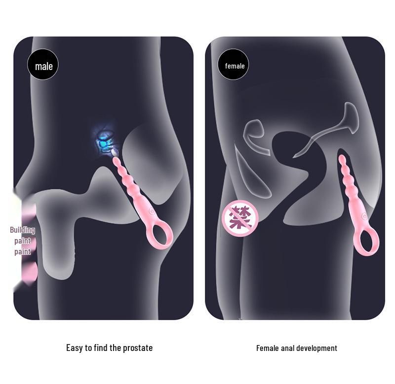 Mini Anal Vibratorperlen: Unisex erotischer elektrischer Masturbator-Stab