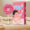 Bath Balls Lollipop Shape Soak Tablets With Fragrance Natural Handmade Bath Ball For Kids Spa Birthday Relaxation Summer